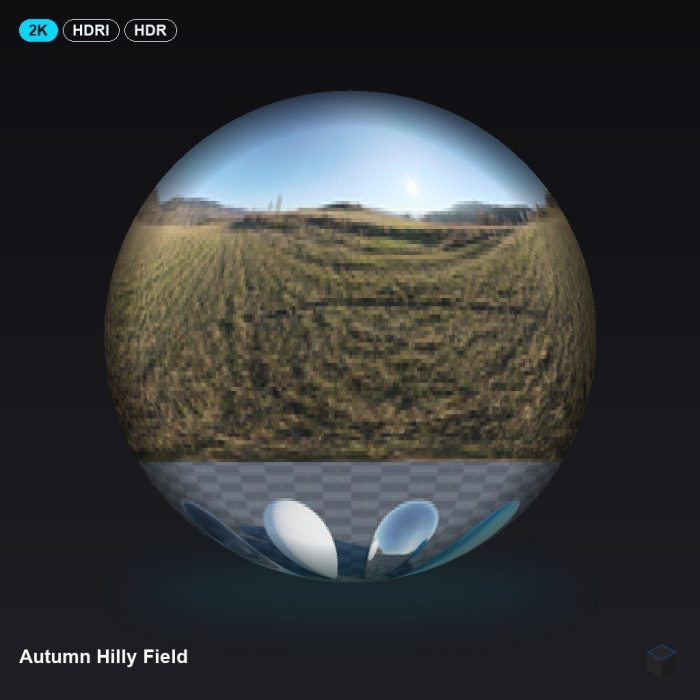 Autumn Hilly Field