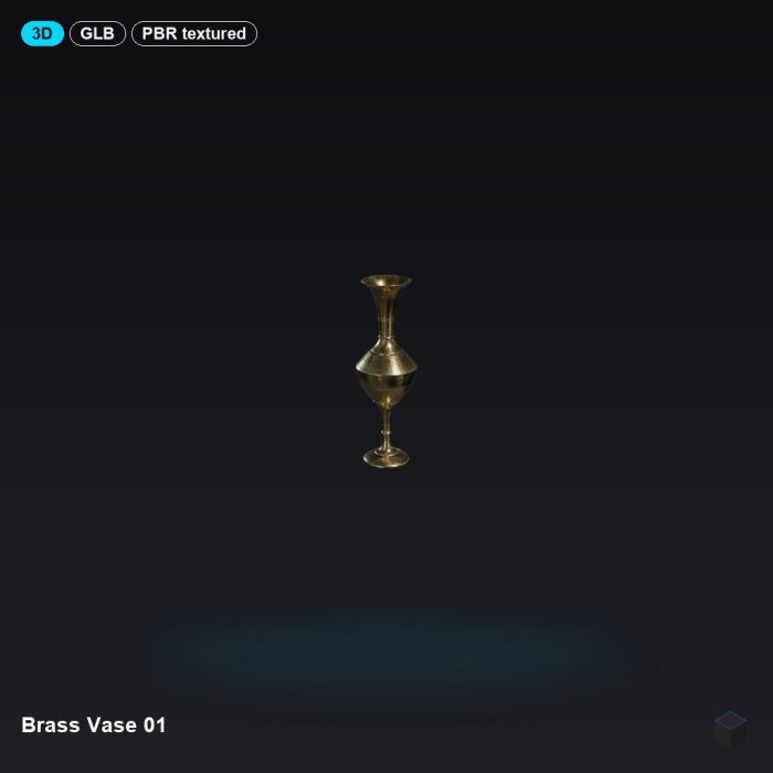 Brass Vase 01