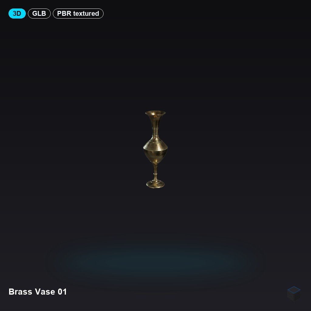 Brass Vase 01