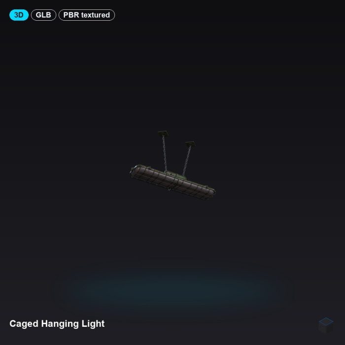 Caged Hanging Light