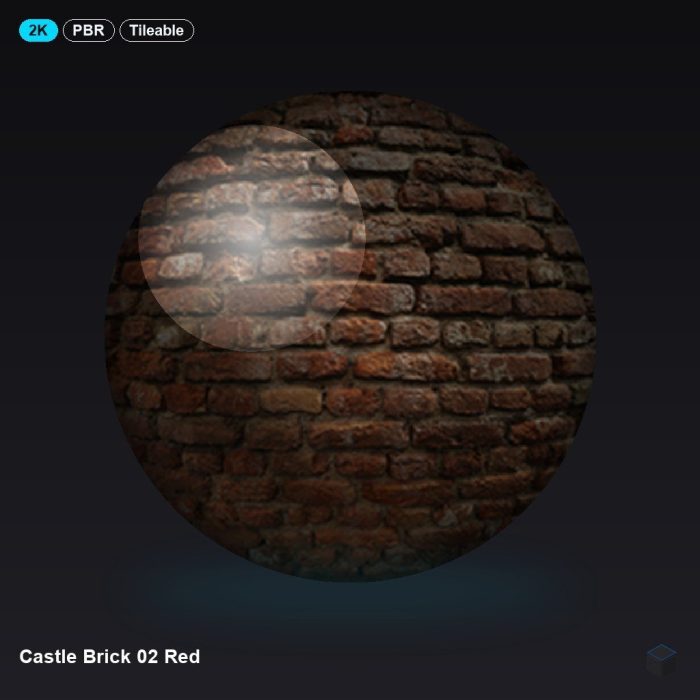 Castle Brick 02 Red