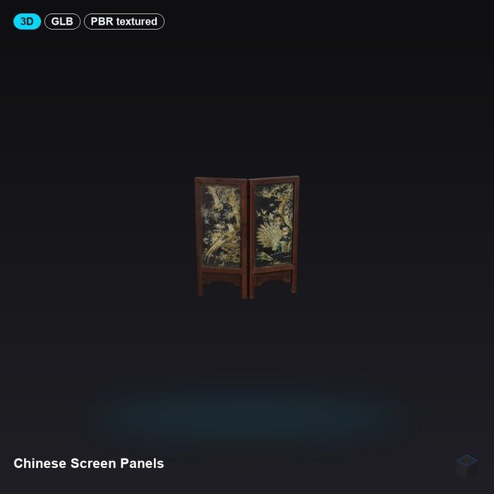 Chinese Screen Panels