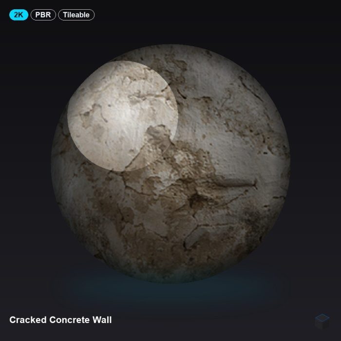 Cracked Concrete Wall