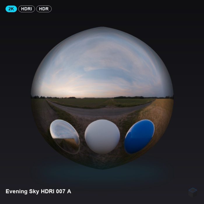 Evening Sky HDRI 007 A