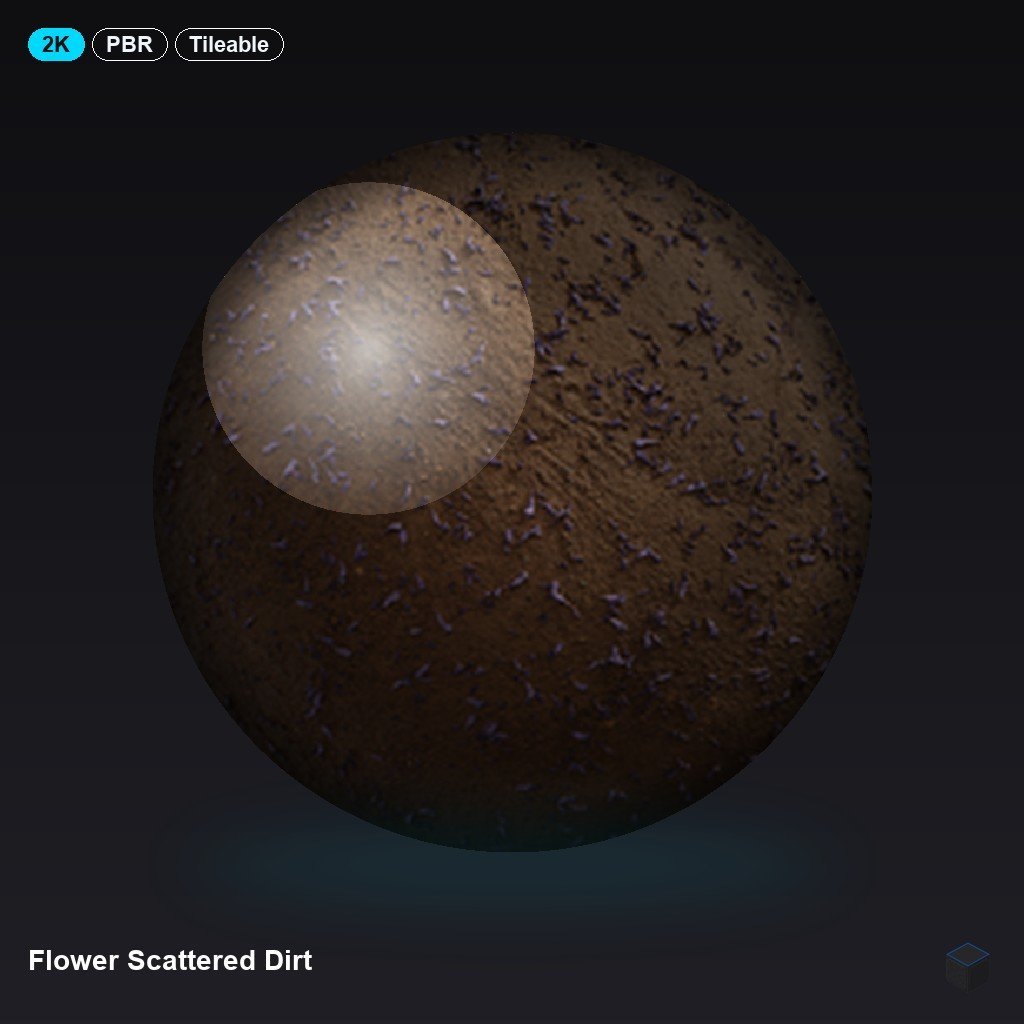 Flower Scattered Dirt