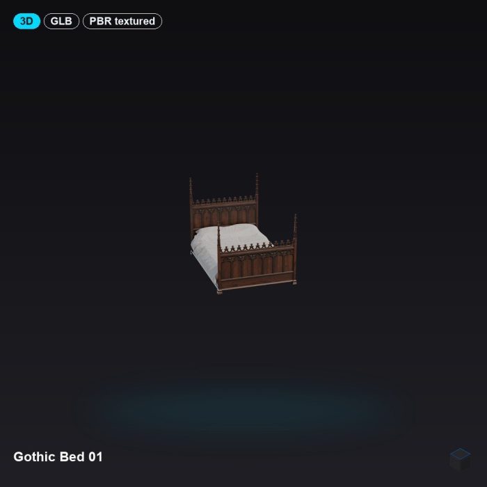 Gothic Bed 01