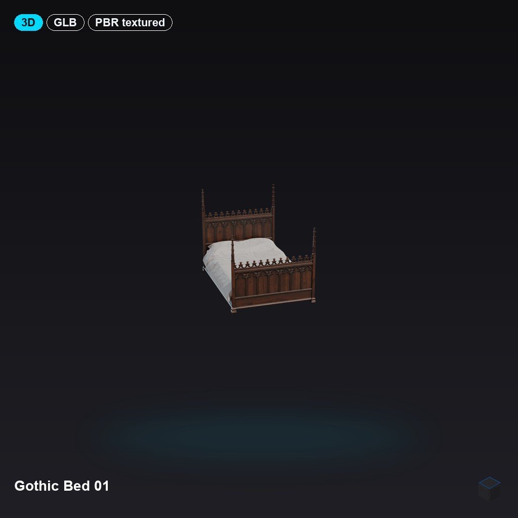 Gothic Bed 01
