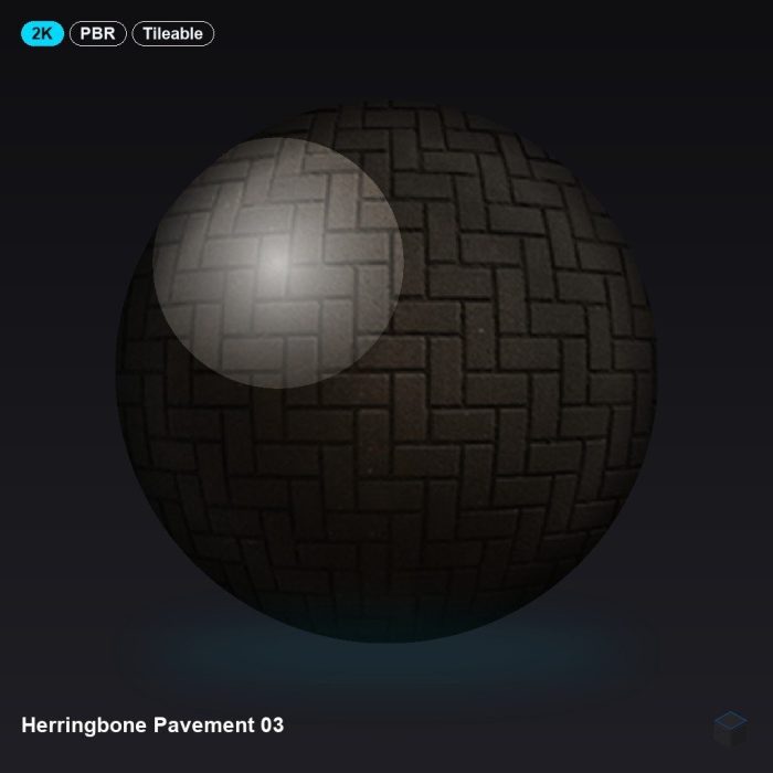 Herringbone Pavement 03