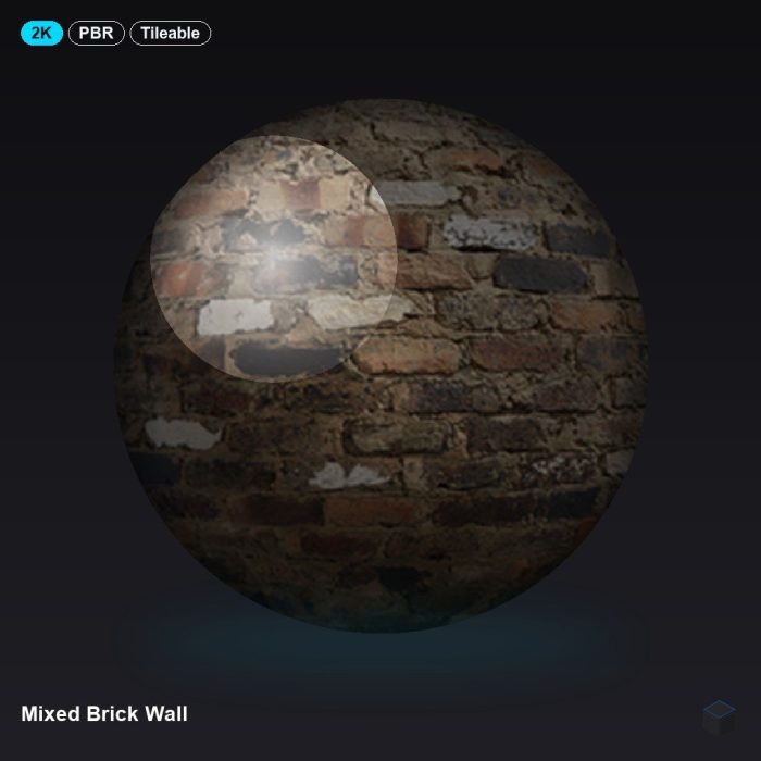 Mixed Brick Wall