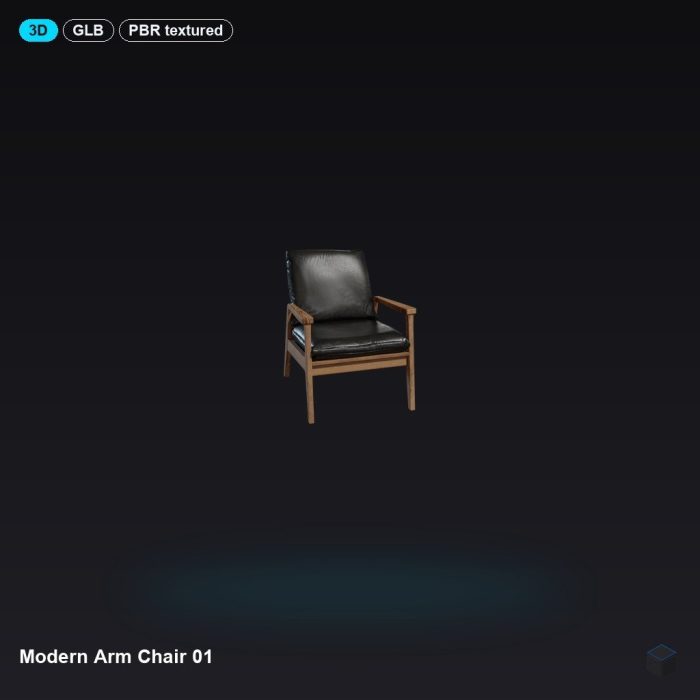 Modern Arm Chair 01