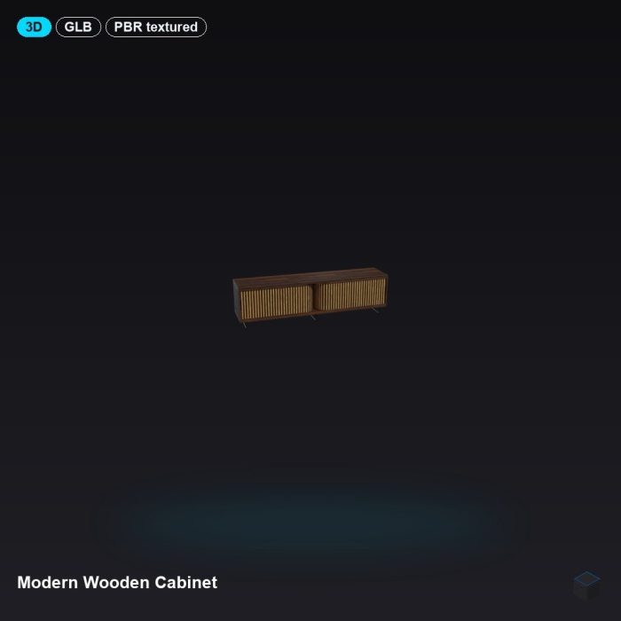 Modern Wooden Cabinet