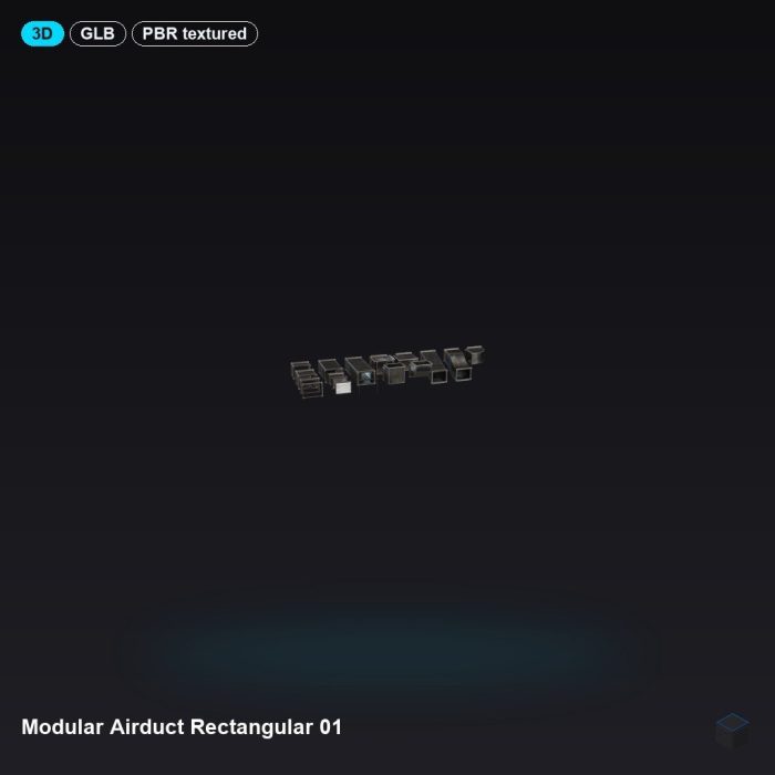 Modular Airduct Rectangular 01