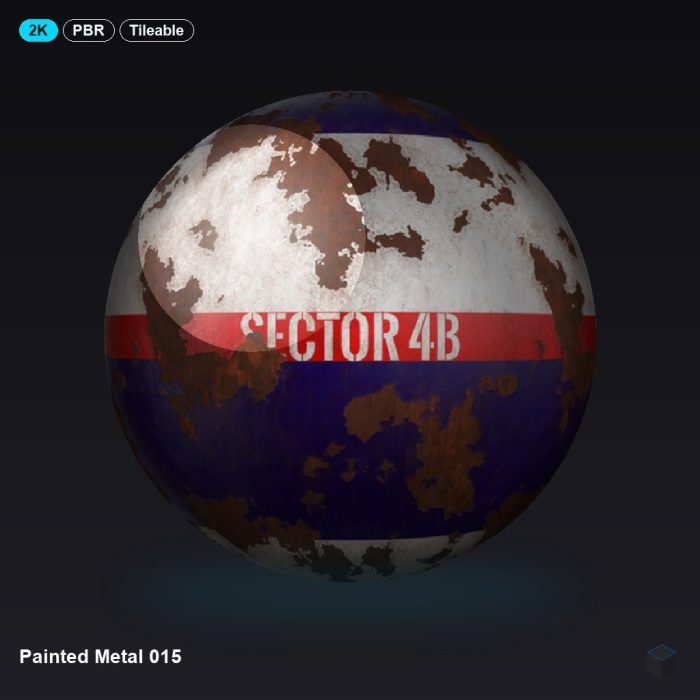 Painted Metal 015