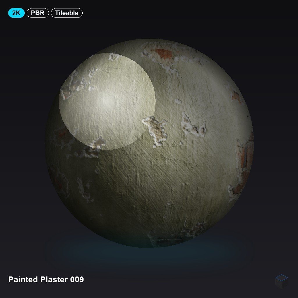 Painted Plaster 009