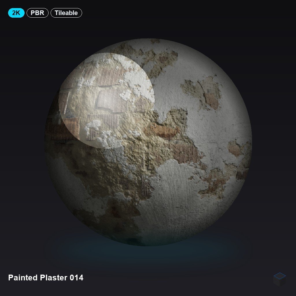 Painted Plaster 014
