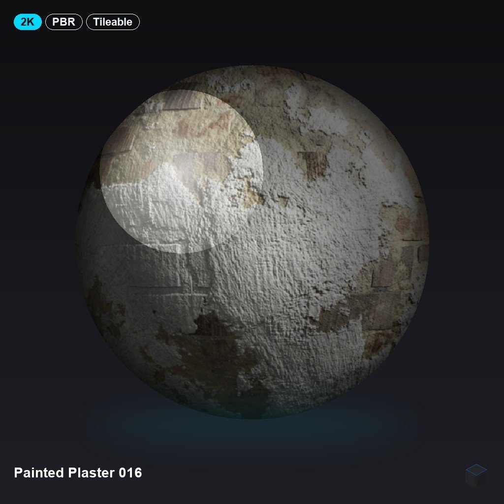 Painted Plaster 016