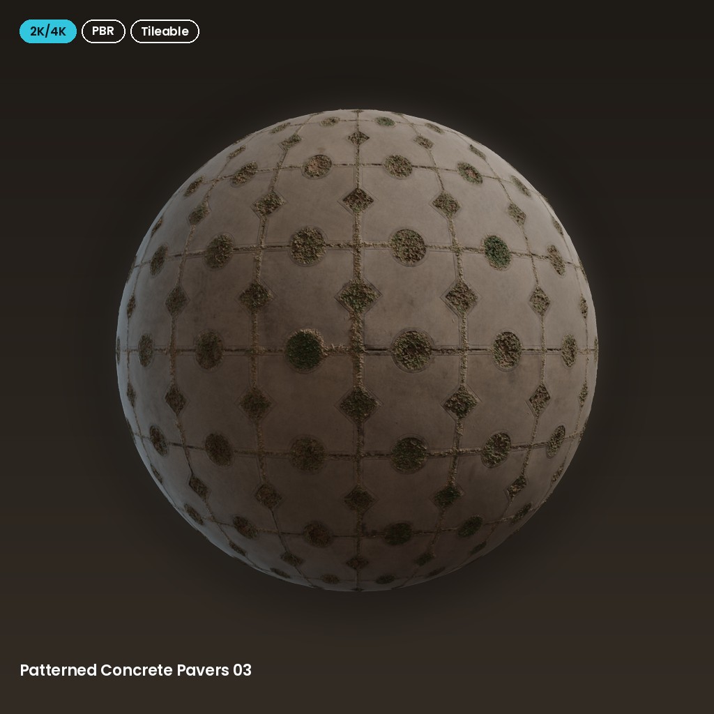 Patterned Concrete Pavers 03