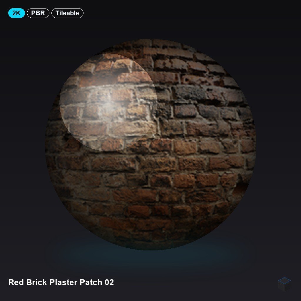 Red Brick Plaster Patch 02