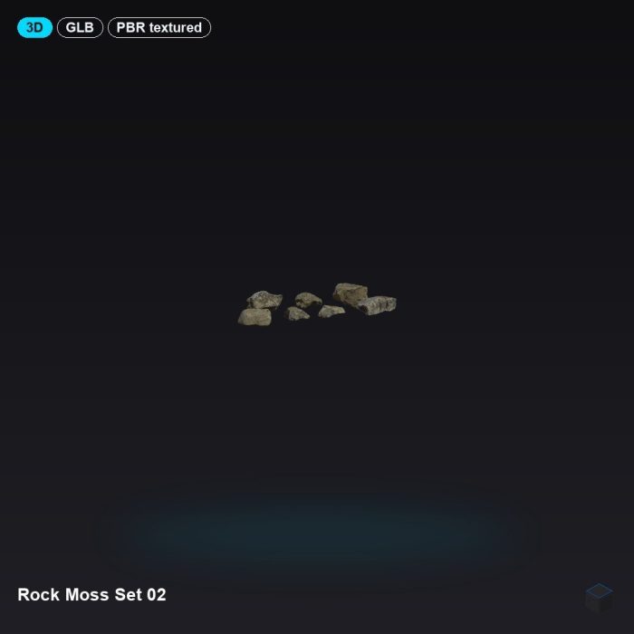 Rock Moss Set 02