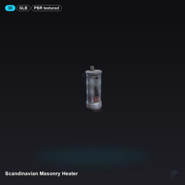 Scandinavian Masonry Heater