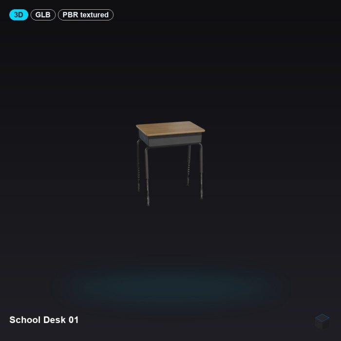 School Desk 01