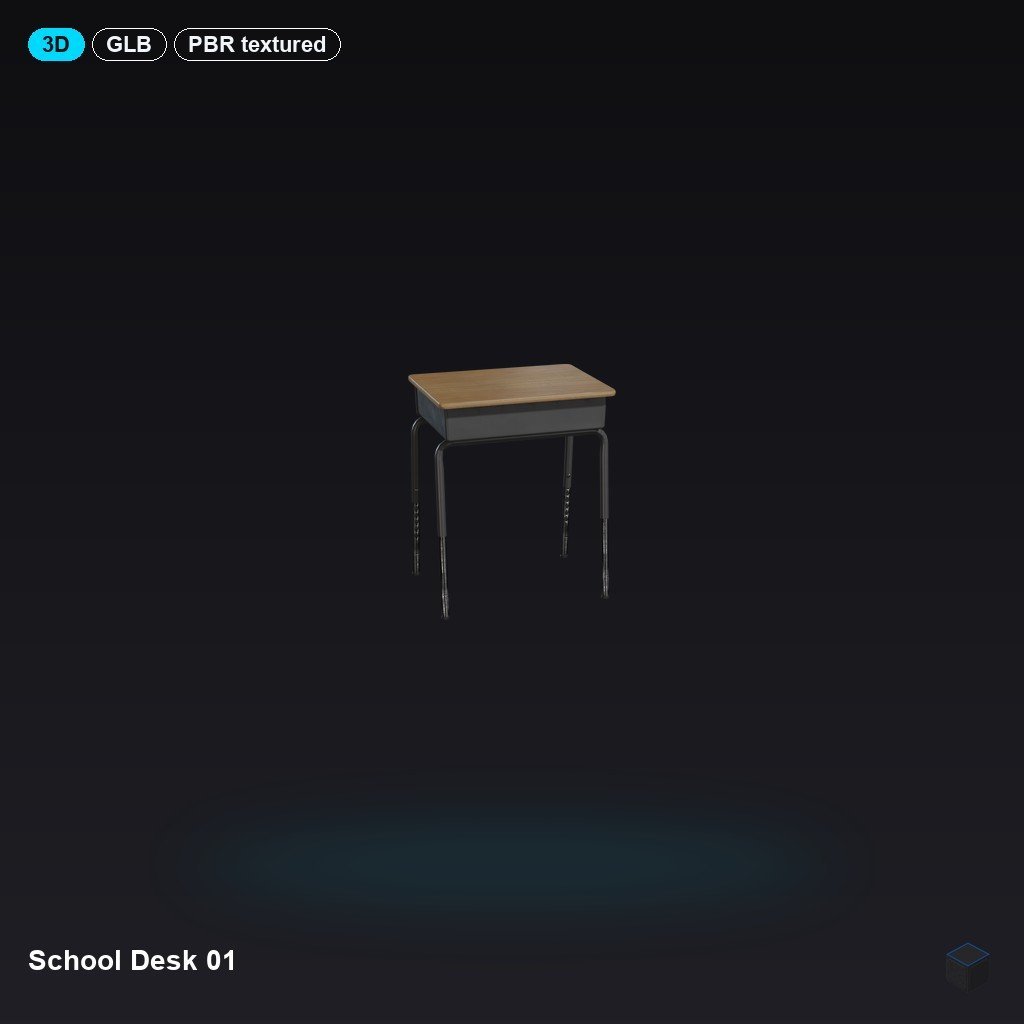 School Desk 01