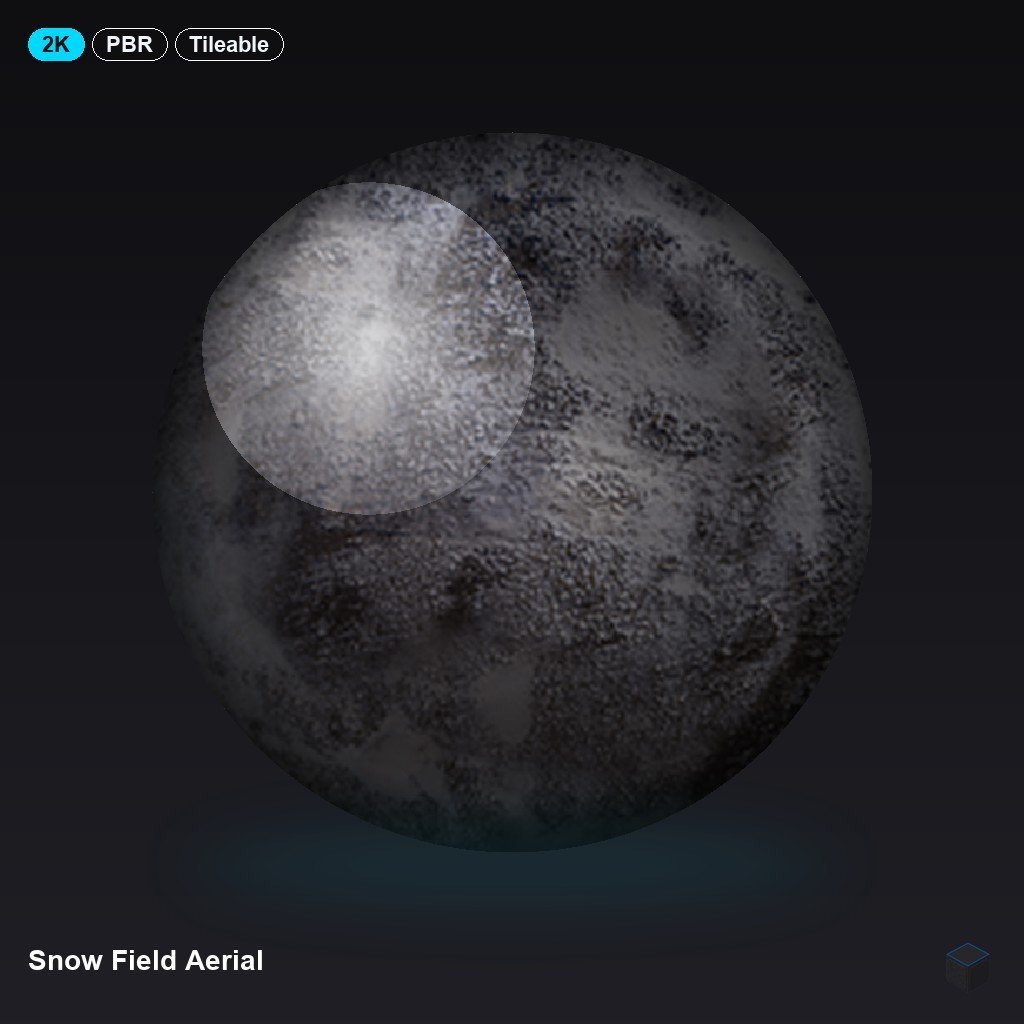 Snow Field Aerial