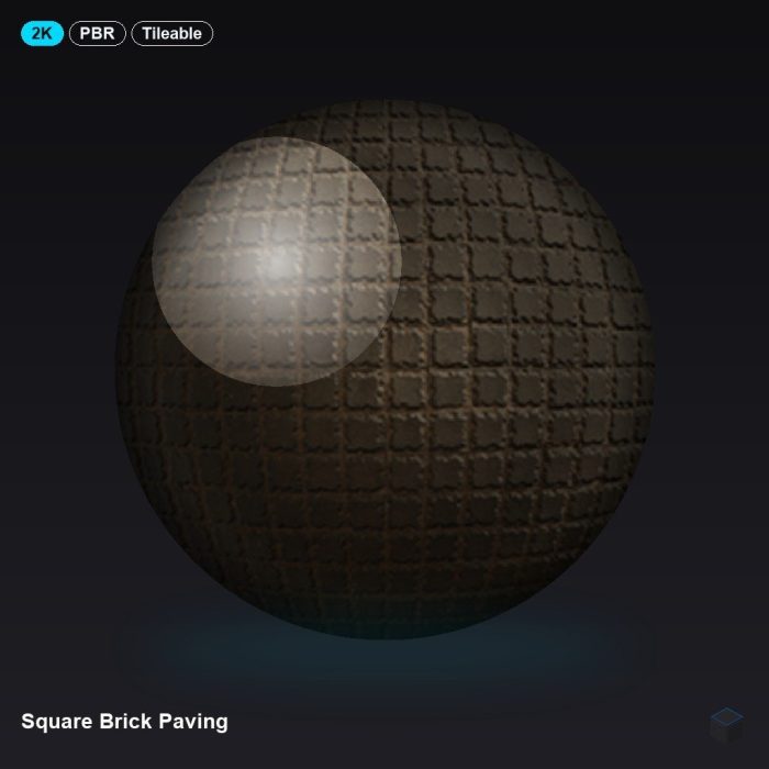 Square Brick Paving
