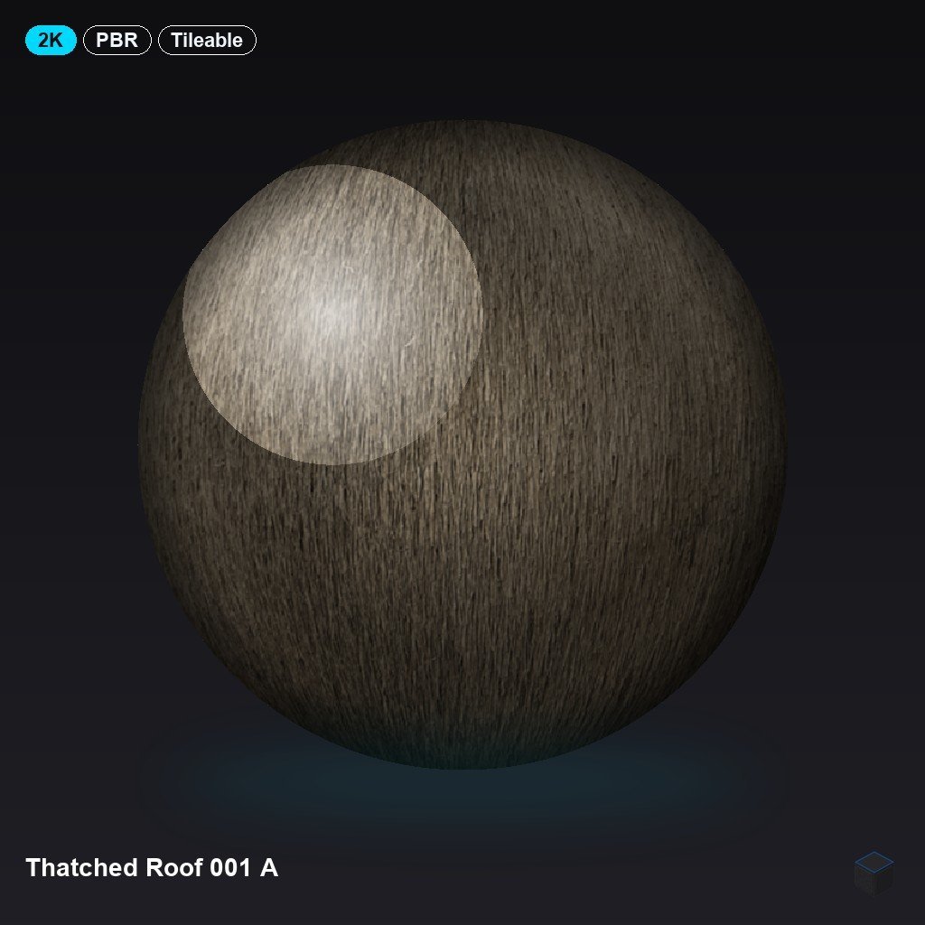 Thatched Roof 001 A