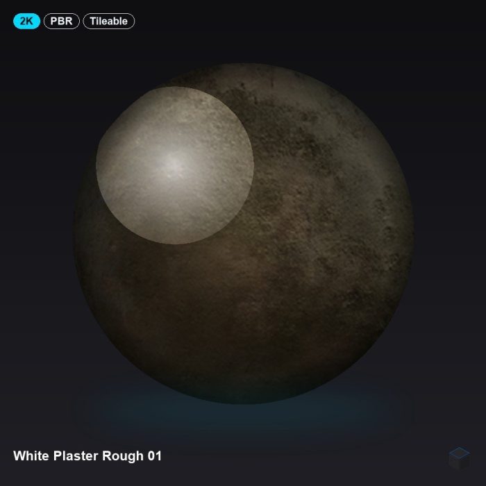 White Plaster Rough 01