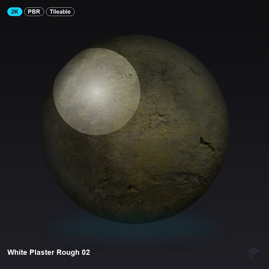 White Plaster Rough 02