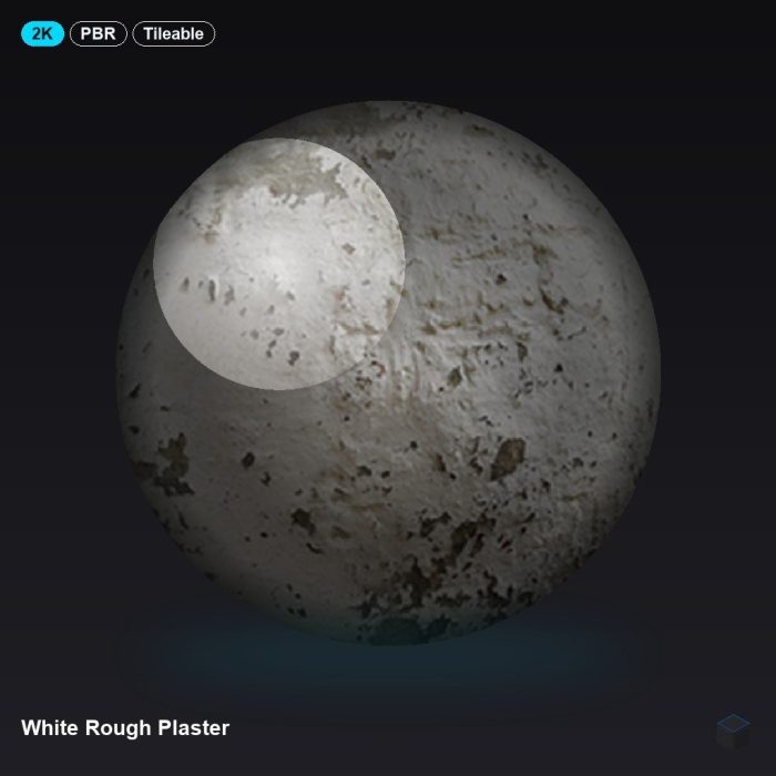 White Rough Plaster