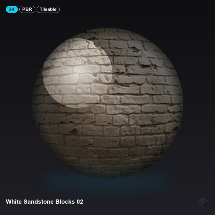 White Sandstone Blocks 02
