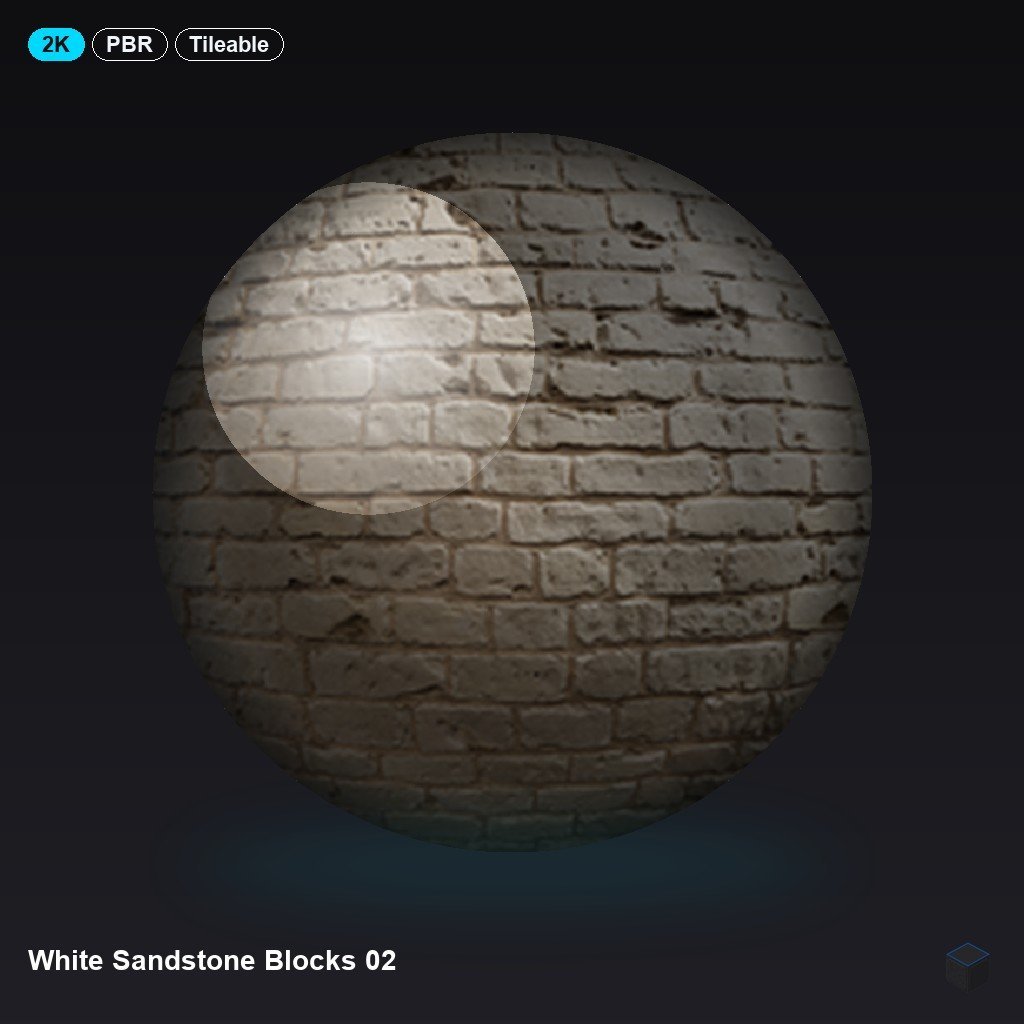 White Sandstone Blocks 02