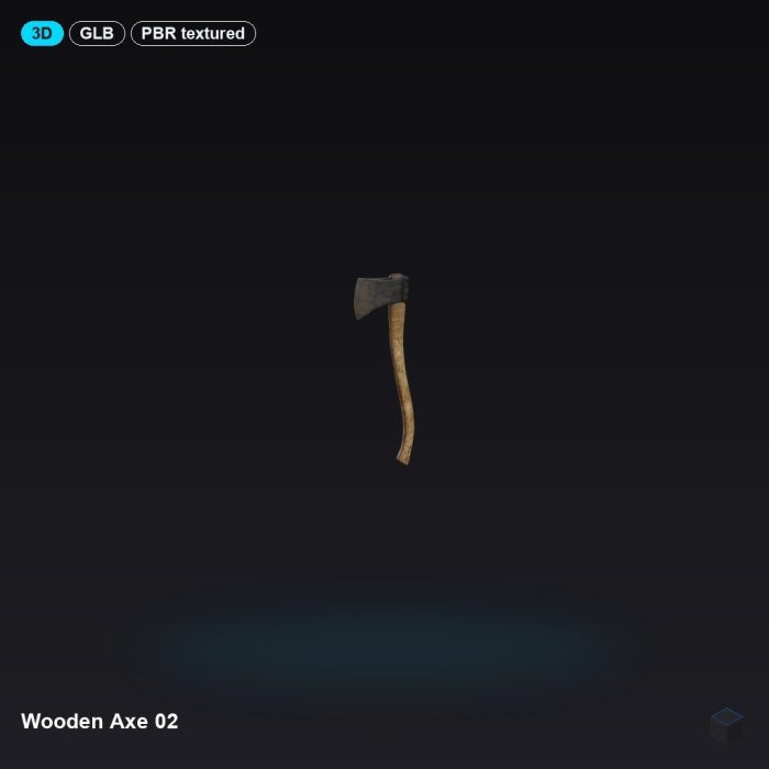 Wooden Axe 02